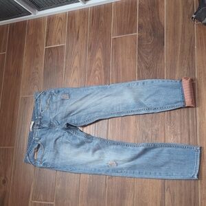 Free people skinny jeans, Distressed, Stripes, Size 30